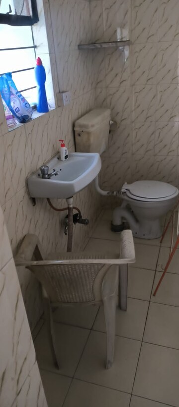 Bathroom in 2 BHK Apartment at Bhakti Heritage, Aundh – for Rent