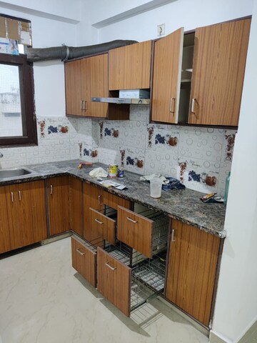 Kitchen in 2 BHK Builder Floor at Palam Vihar Extension – for Rent