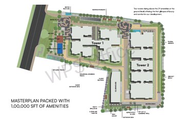 Master Plan in 3 BHK Apartment at Attapur – for Sale