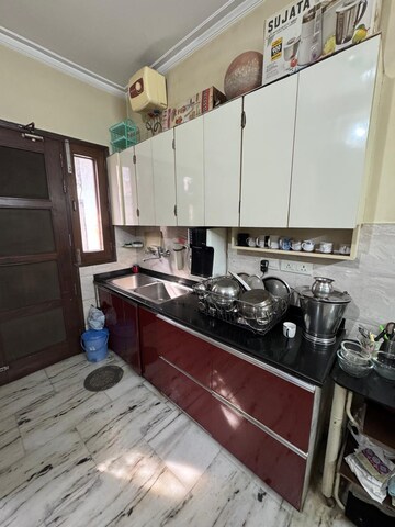 Kitchen in 3 BHK Builder Floor at RWA Residential Society Sector 46, Sector 46 – for Rent