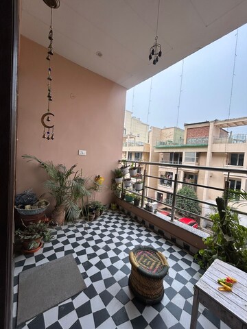 Bedroom in 3 BHK Builder Floor at Ansal API Esencia, Sector 67 – for Rent