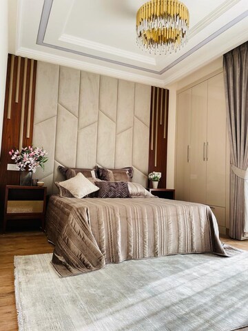 Living Room in 3 BHK Builder Floor at Gmada Aerocity – for Sale