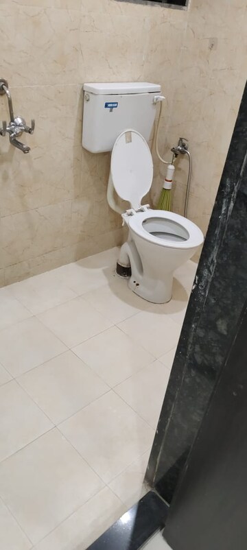 Bathroom in 1 BHK Apartment at Shanti Vaibhav, Ghansoli – for Rent