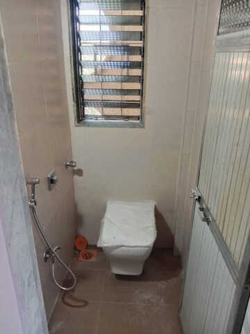 Bathroom in 1 BHK Apartment at Panchvan Complex, Borivali West – for Rent
