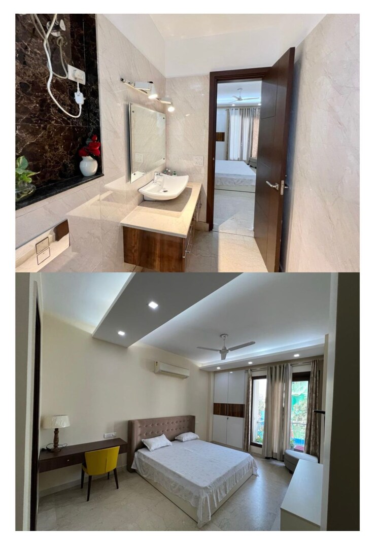 Kitchen, ansal-sushant-lok-i 3 Bedroom 1920 Sq.Ft. Builder Floor In Sector 43 Gurgaon 8158963