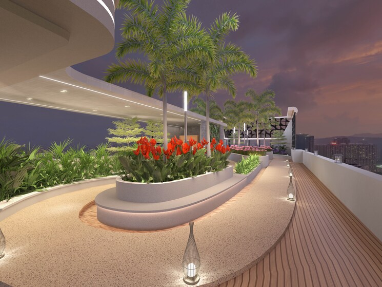 Balcony, pride-dreams-paradise 2 Bedroom 689 Sq.Ft. Apartment In Kolbad Thane 8159036