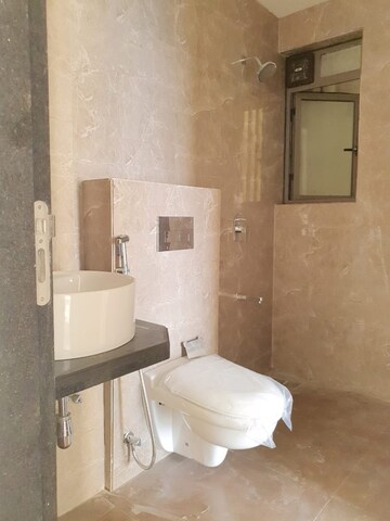 Bathroom in 3 BHK Apartment at The Park Residency Andheri, Andheri West – for Rent