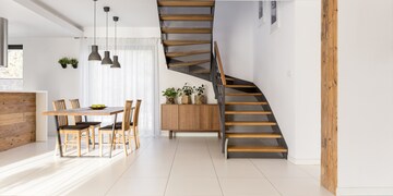 Staircase in 3 BHK Apartment at Duville Riverdale Grove, Kharadi – for Sale