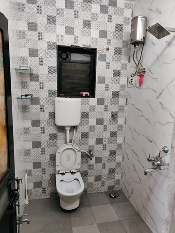 Bathroom in 2 BHK Apartment at Neelkanth Palms, Kapur Bawdi – for Rent