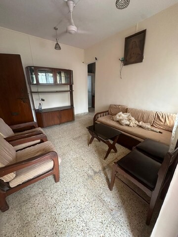 Living Room in 1 BHK Apartment at Bandra West – for Rent