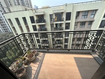 Balcony in 2.5 BHK Apartment at Lodha Splendora, Ghodbunder Road – for Rent