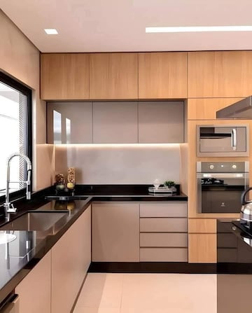 Kitchen in 3 BHK Builder Floor at Mahavir Enclave 2 – for Sale
