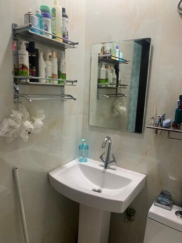Bathroom in 1 BHK Apartment at Supertech Estate, Vaishali Sector 9 – for Rent
