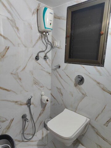 Bathroom in 2 BHK Apartment at Vasai West – for Rent