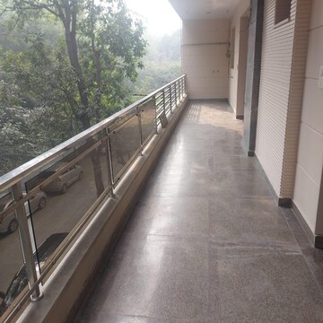 Balcony in 3.5 BHK Builder Floor at Paschim Vihar – for Rent