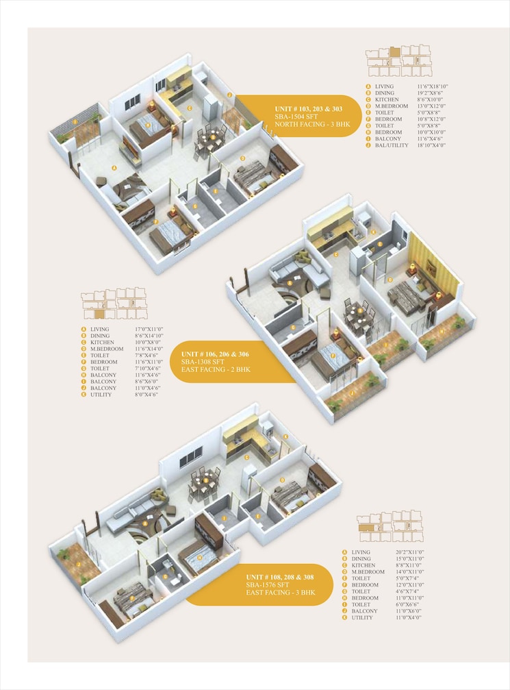 Floor Plan, kaggadasapura 2 Bedroom 1308 Sq.Ft. Apartment In Kaggadasapura Bangalore 8159443