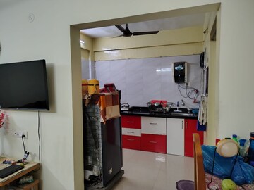Living Room in 2 BHK Apartment at Krishna Park Nigdi, Nigdi – for Rent