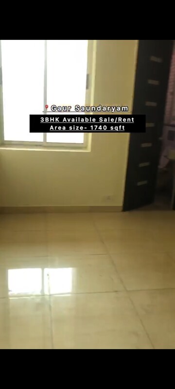 Room in 3.5 BHK Apartment at Gaur Saundaryam, Tech Zone 4 Greater Noida – for Rent