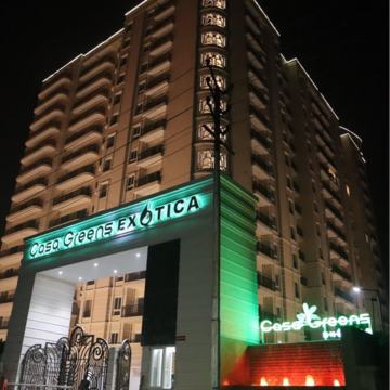 3 BHK Apartment – Exterior View View at Radhey Krishna Casa Green Exotica, Sgpgi - for Sale