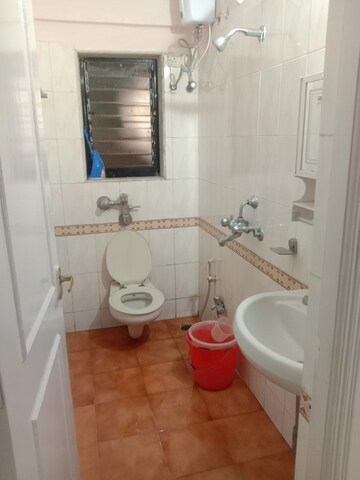 Bathroom in 1 BHK Apartment at Magnolia Enclave, Powai – for Rent