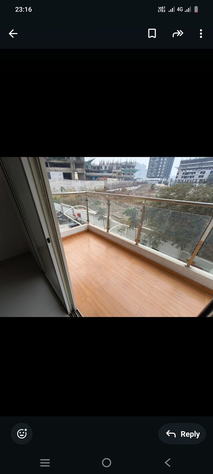 Balcony, krisala-41-elite 2.5 Bedroom 1150 Sq.Ft. Apartment In Tathawade Pune 8159874