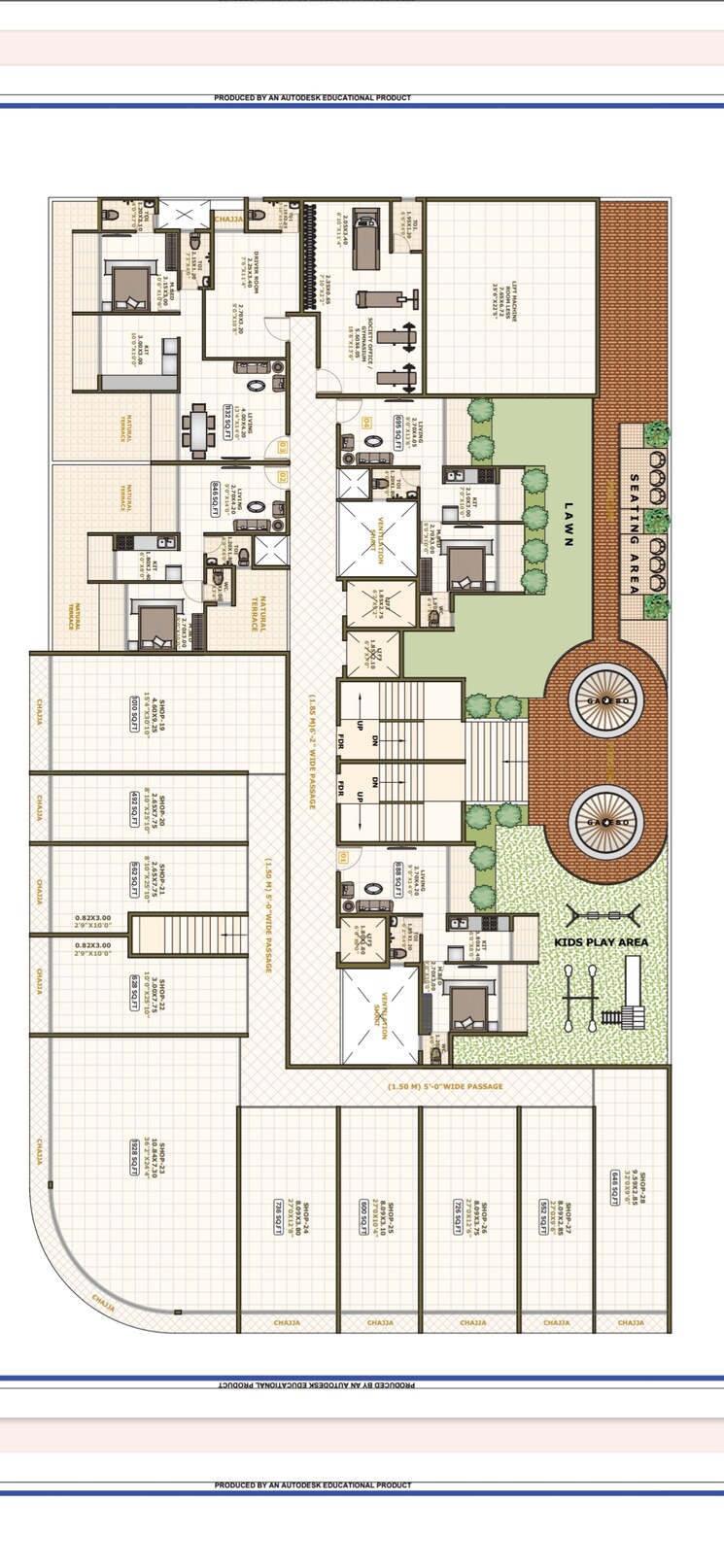 Floor Plan, dapoli 2.5 Bedroom 800 Sq.Ft. Apartment In Dapoli Navi Mumbai 8159909