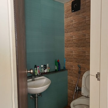 Bathroom in 1 BHK Apartment at Lodha Crown Quality Homes, Majiwada – for Rent
