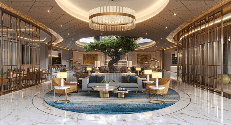 Living Room, m3m-mansion 4 Bedroom 3230 Sq.Ft. Apartment In Sector 113 Gurgaon 8160403