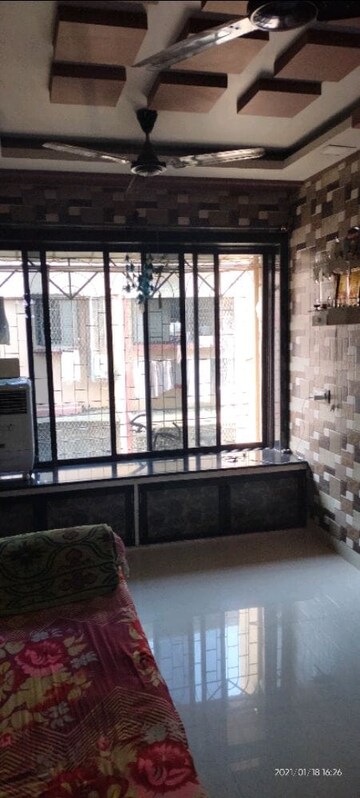 Living Room in 1 BHK Apartment at Sai Shweta Residency, Mira Road – for Rent