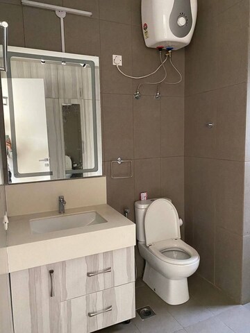 Bathroom in 3 BHK Apartment at Godrej Meridien, Sector 106 – for Rent