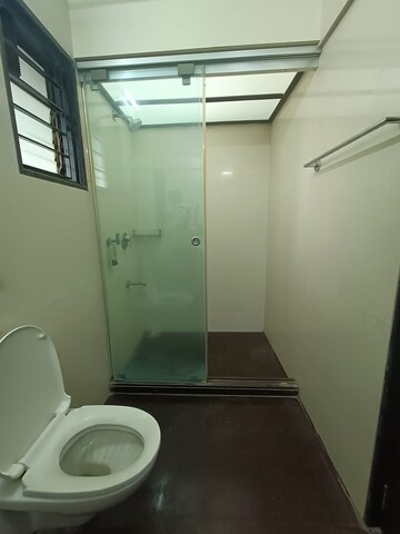 Bathroom in 1 BHK Apartment at Godrej Garden Enclave, Vikhroli East – for Rent
