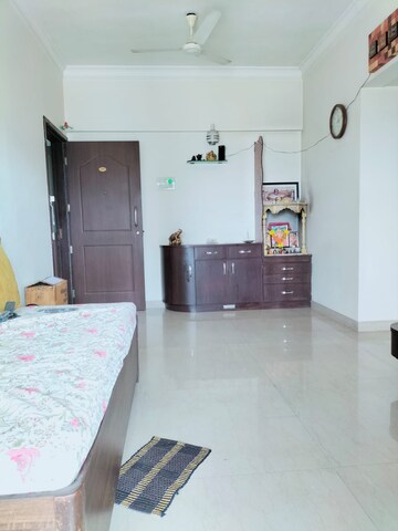 Living Room in 1 BHK Apartment at K Raheja Heights, Malad East – for Rent