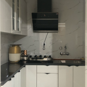Kitchen in 1.5 BHK Villa at Sector 21 – for Rent