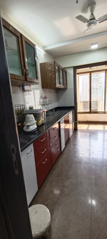Kitchen in 3 BHK Apartment at Aristo Pearl Residency, Prabhadevi – for Rent