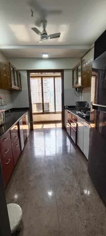 Kitchen in 3 BHK Apartment at Aristo Pearl Residency, Prabhadevi – for Rent