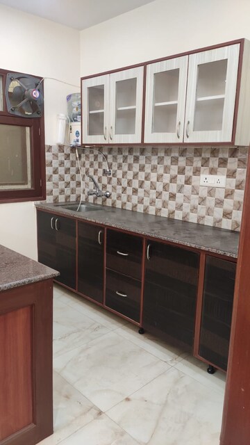 Kitchen in 1 BHK Builder Floor at Ansal Sushant Lok I, Sector 43 – for Rent