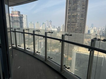 Balcony in 4 BHK Apartment at Lodha The World Towers World One Tier 2, Worli – for Rent
