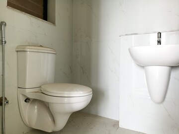 Bathroom in 2 BHK Apartment at Runwal Gardens Phase I, Dombivli East – for Rent