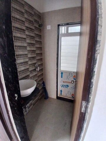 Bathroom in 1 BHK Apartment at Bhairaav Goldcrest Residency, Ghansoli – for Rent