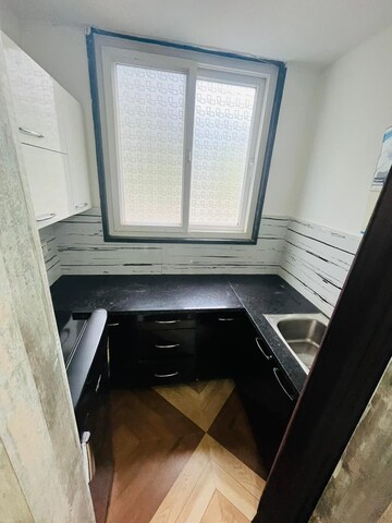 Kitchen in 1 BHK Builder Floor at Ansal Sushant Lok I, Sector 43 – for Rent