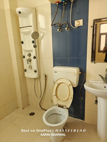 Bathroom in 2 BHK Apartment at Express Garden, Vaibhav Khand – for Rent