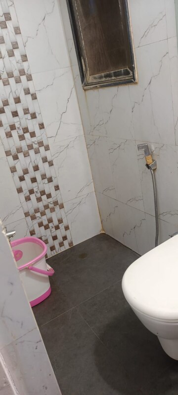 Bathroom in 2 BHK Apartment at Shelter Park, Kharghar – for Rent