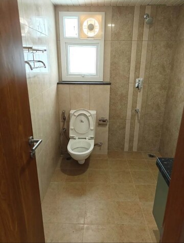 Bathroom in 4 BHK Apartment at SMR Vinay Iconia Hyderabad, Kondapur – for Rent