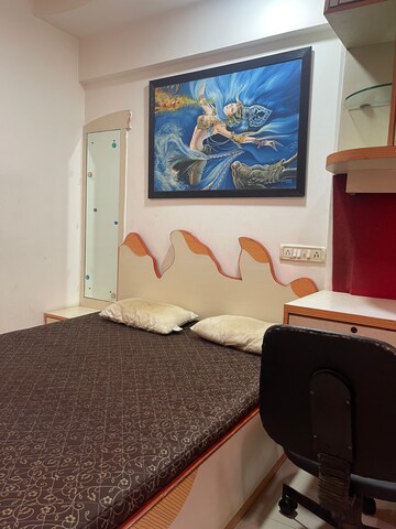 Master Bedroom in 1 BHK Apartment at Sun N Sea, Andheri West – for Rent