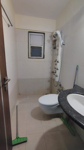 Bathroom in 3 BHK Apartment at Adhiraj Gardens, Kharghar – for Rent
