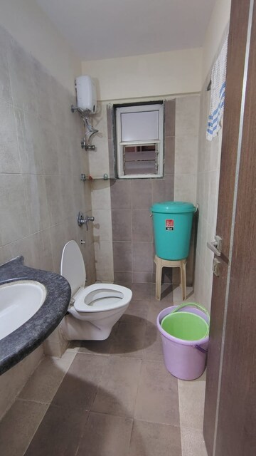 Bathroom in 3 BHK Apartment at Adhiraj Gardens, Kharghar – for Rent