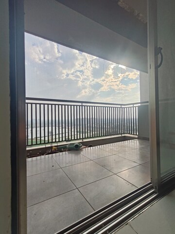 Balcony in 4 BHK Penthouse at HN Safal Orchid Harmony, Shela – for Rent