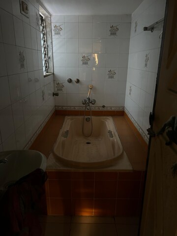 Bathroom in 2 BHK Apartment at Adhiraj Samyama Tower 2B, Kharghar – for Rent