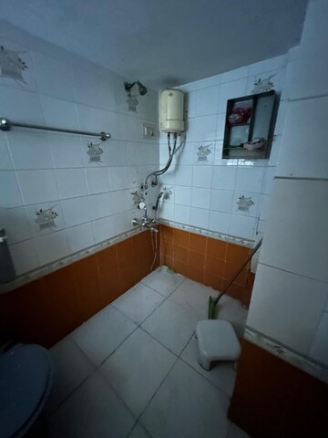Bathroom in 2 BHK Apartment at Adhiraj Samyama Tower 2B, Kharghar – for Rent