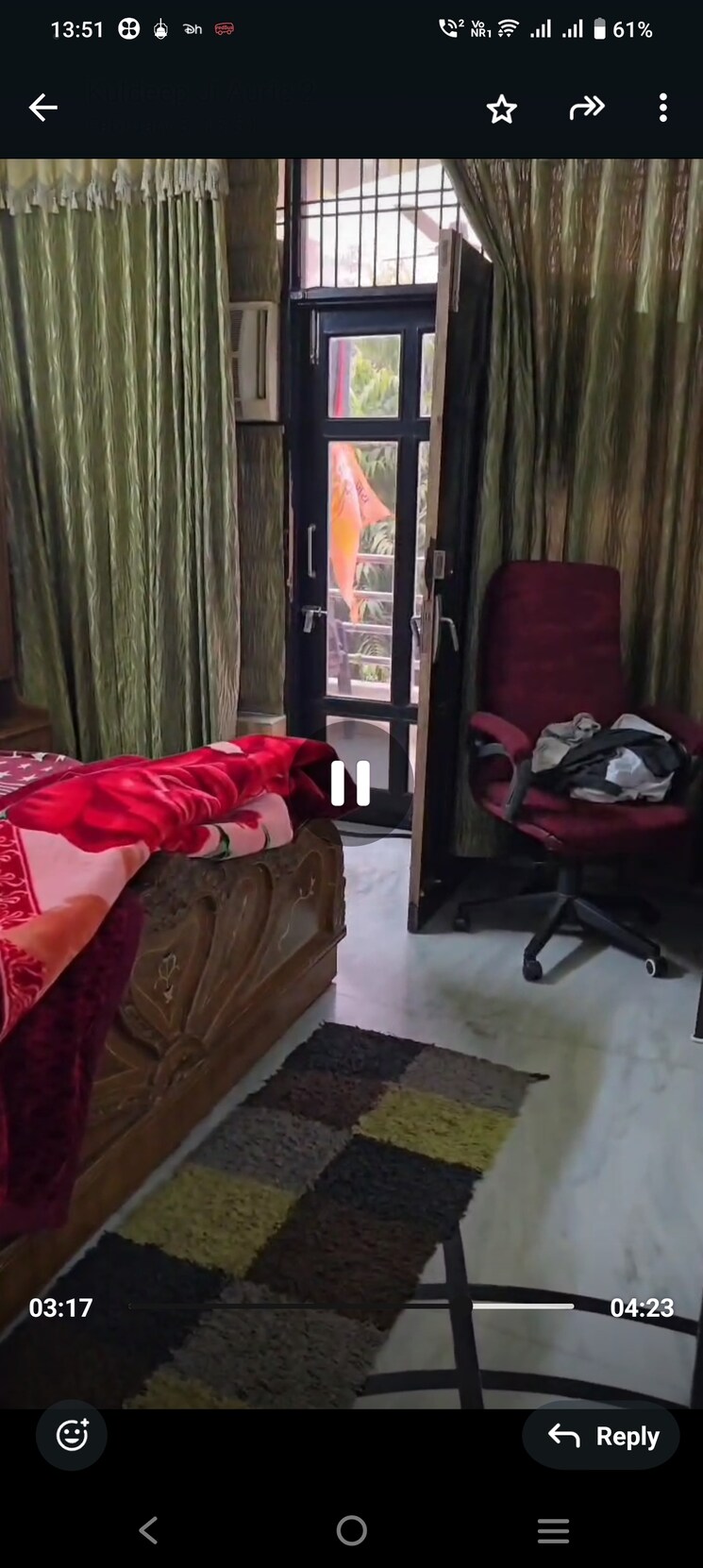 Bedroom, carnation-greens 3.5 Bedroom 275 Sq.Yd. Independent House In Sector 8 Faridabad 8162129